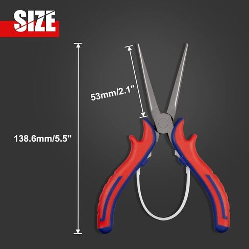 GOLD DEER 5" Mini Bent Nose Pliers for Jewelry Making Bent Needle Nose Plier, CRV Steel Body with Teflon Finish and Professional Handle, Micro Jewelry Making Plier with Curved Jaw for Crafting Repair in Kuwait