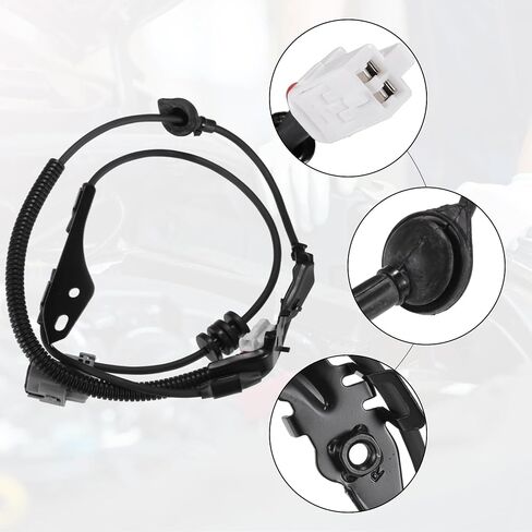 ACROPIX Car Rear Left Right ABS Wheel Speed Sensor Fit for Toyota Yaris 2008-2012 No.895160D120/895160D110 - Pack of 2 in Saudi Arabia