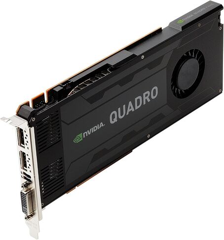 بطاقة فيديو NVIDIA Quadro K4000 سعة 3 جيجابايت GDDR5 256 بت PCI Express 2.0 x16 كاملة الارتفاع (متجددة) in Kuwait