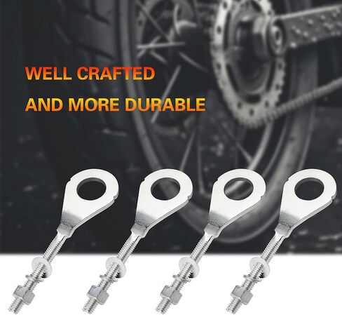 أداة ضبط محور شد السلسلة، 4 قطع من Hyhpsjiee شداد سلسلة دراجة صغيرة 15 مم، متوافق مع 50cc-125cc CRF50 XR70 CT70 ATV Pit Dirt Bike دراجة نارية. in Kuwait