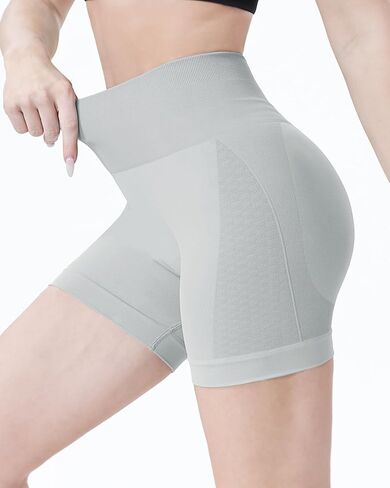 Styleach Women Gym Workout Shorts Scrunch Seamless High Waisted Butt Lifting Shorts Stay Active Collection in Saudi Arabia