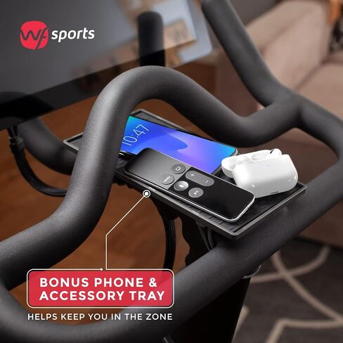 WF Sports لشاشة Peloton SureScreenMount الدوارة | مرفق حامل شاشة محوري من Peloton لسهولة التدوير من أجل القوة واليوجا وفصول التأمل | يتضمن حامل هاتف SureMountPro Peloton الإضافي in Saudi Arabia