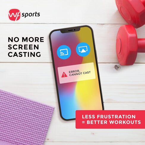WF Sports لشاشة Peloton SureScreenMount الدوارة | مرفق حامل شاشة محوري من Peloton لسهولة التدوير من أجل القوة واليوجا وفصول التأمل | يتضمن حامل هاتف SureMountPro Peloton الإضافي in Saudi Arabia