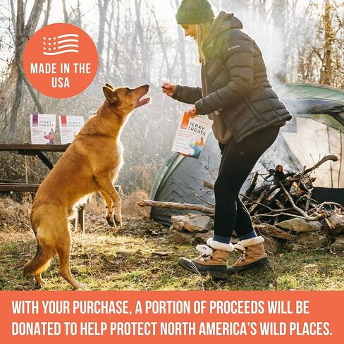 Wild Nature Chicken Jerky for Dogs Sticks | Made in The USA Only | Healthy, All-Natural Chicken Jerky Dog Treats | High Protein, Soft Dog Jerky Treats | Grain Free Superfoods | Perfect Training Treats in Saudi Arabia