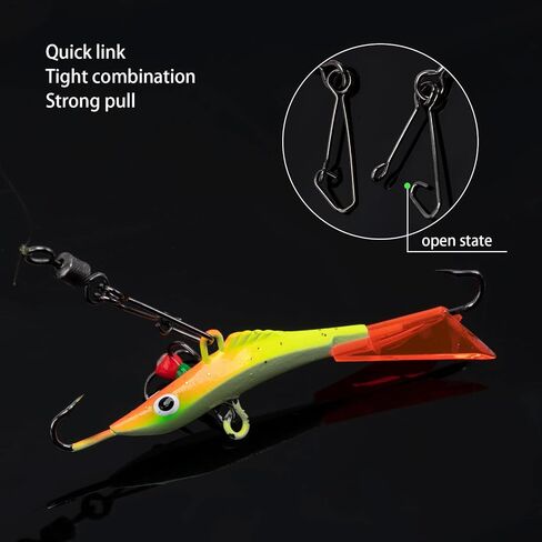Goture High Strength Fishing Snap Swivels Ball Bearing Swivels Stainless Fishing Swivels Saltwater Corrosion Resistance Barrel Swivel for Freshwater Fishing in Saudi Arabia