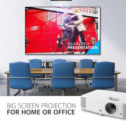 جهاز عرض ViewSonic PG706HD 4000 Lumens Full HD 1080p مع RJ45 LAN تحكم عمودي وتكبير بصري للمنزل والمكتب in Kuwait