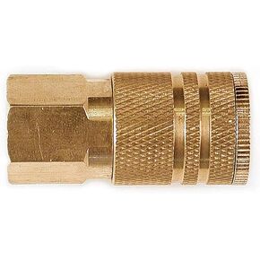 Primefit IC1414FB6 1/4-Inch Industrial 6-Ball Brass Coupler with 1/4-Inch Female NPT (Pack of 2) in Kuwait