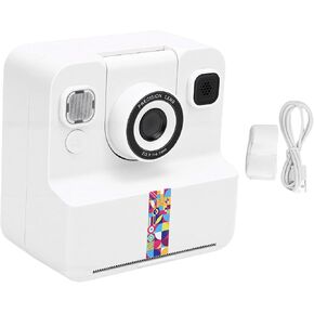 Instant Print Camera Kids Printing Camera Print Paper 2.4 Inch Screen 16X Zoom 1080P HD 180 Degree Rotating Lens MP3 Player for Boys Girls in Saudi Arabia