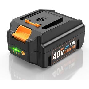 PENGJBATTER 40V 3Ah Replace Battery for Worx 40V Battery WA3580 - Compatible with Worx 40 Volt Cordless Tools WG180 WG280 WG380 WG580 & Charger WA3747 WA3877 (Not Fit 2x20V Tools & Nitro Series WG185) in Kuwait