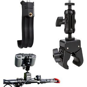 CQT Motorcycle Bicycle Mount Bracket for DJI RC-N3/N2/N1 Remote Accessories | Cycling Bike Handlebar Holder Clamp for DJI Lito 1/X1 Mini 5 4 3 Pro Air 3 3S 2S/Neo 2/Mini 4k 2/Flip/Specta Mini in Saudi Arabia