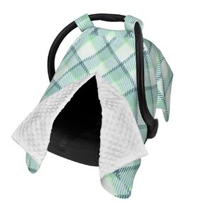 and-Texture-in-A-Cage Baby Car Seat Cover & Breastfeeding Nursing Cover - Breathable Stretch Fabric Multi-Use Nursing Cover for Breastfeeding in Kuwait