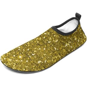 Rainbow Glitter Sparkle Water Shoes for Women Men Quick Dry Swim Beach Shoes for Swimming Pool in Kuwait
