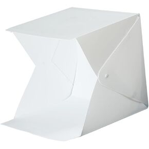 Mini Photo Light Box 20cm Foldable LED Lighting Cube Tent with Dual-Color Backdrops Portable Photography Softbox for Small Product Studio Shooting in Saudi Arabia