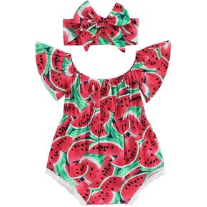 Newborn Infant Baby Girl Clothes Rompers Short Sleeve Jumpsuits in Saudi Arabia