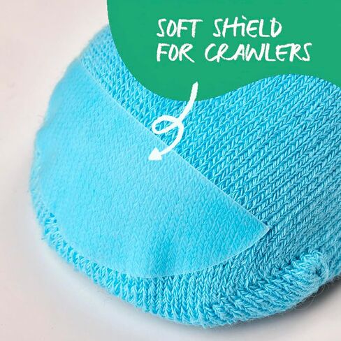 BabyShocks Full-Sole Grip Baby & Toddler Socks That Don’t Come Off – More Traction on Hardwood & Tile (4-Pack Value Set) in Kuwait