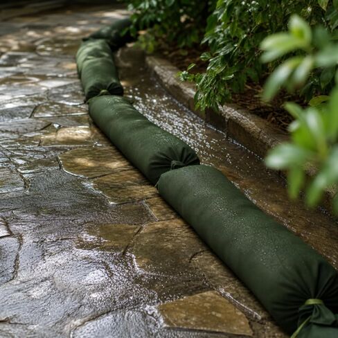 Flood Control Sandbag Reusable Canvas Sandbag with Drawstring Thickened for Property Managers, Garage, 15 150cm in Kuwait