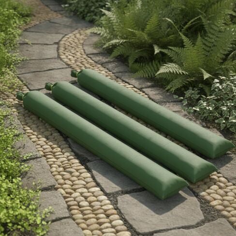 Flood Control Sandbag Reusable Canvas Sandbag with Drawstring Thickened for Property Managers, Garage, 15 150cm in Kuwait