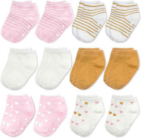 Anti-Slip Socks – Soft & Breathable Ankle Socks | Secure Fit, with Silicone Grips for Infants & Toddlers in Kuwait