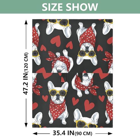 French Bulldog Heart Car Seat Cover Baby, Carseat Canopy Cover for Girl Boy, Breathable Baby Carrier Cover Stroller Sun Shade Universal Fit Breastfeeding Cover in Kuwait