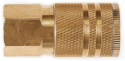 Primefit IC1414FB6 1/4-Inch Industrial 6-Ball Brass Coupler with 1/4-Inch Female NPT (Pack of 2) in Kuwait