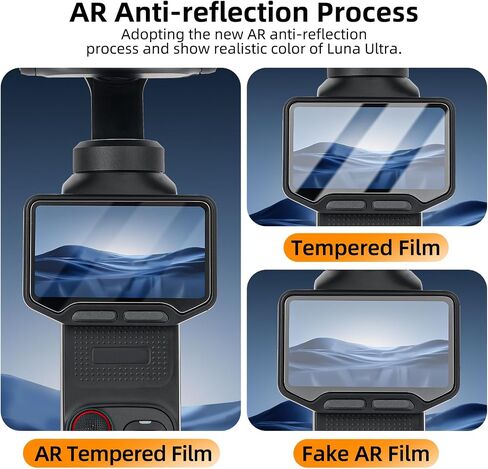 Tempered Film for Insta360 Luna Ultra,HD Protective Film Accessories Screen Saver AR Anti-reflection High Definition Explosion-proof for Insta360 Luna Ultra (2PCS) in Kuwait