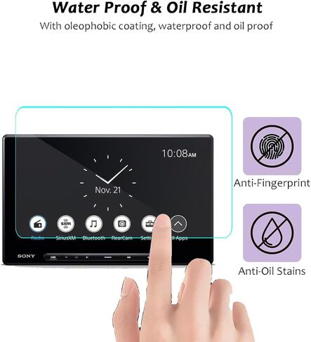 2-Pack for Sony XAV-AX8500 10.1" Screen Protector | HD Clear Anti-Fingerprint Anti-Scratch TPU Screen Protector Flim Compatible with Sony XAV-AX8500 10.1" HD Media Receiver in Kuwait