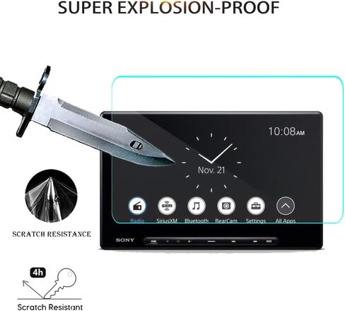 2-Pack for Sony XAV-AX8500 10.1" Screen Protector | HD Clear Anti-Fingerprint Anti-Scratch TPU Screen Protector Flim Compatible with Sony XAV-AX8500 10.1" HD Media Receiver in Kuwait
