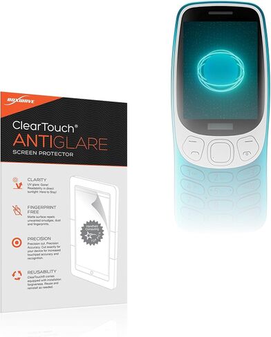 BoxWave Screen Protector Compatible With HMD 3210 - ClearTouch Anti-Glare (2-Pack), Anti-Fingerprint Matte Film Skin in Kuwait
