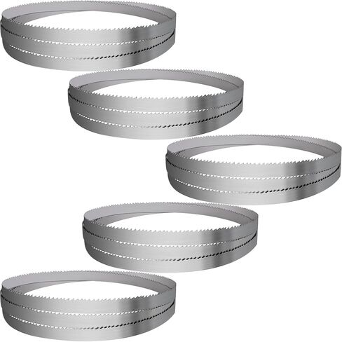 144" Sawmill Bandsaw Blades 5-Pack Compatible with Wood-Mizer, Bandsaw Blades Compatible with Woodland, Harbor Freight, Frontier, Timbery,TMG Industrial Mills, 10°All-Purpose Sawing in Kuwait