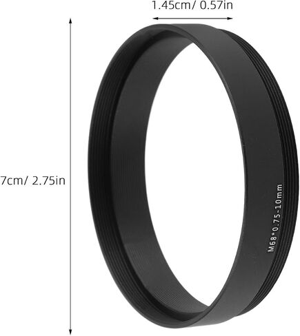 BETOOKY Astronomy Extension Tube 10mm M68x0.75 Telescope Camera Adapter for Astrophotography, Aluminum Alloy Construction with Robust and Portable Design for Outdoor Astronomy in Kuwait