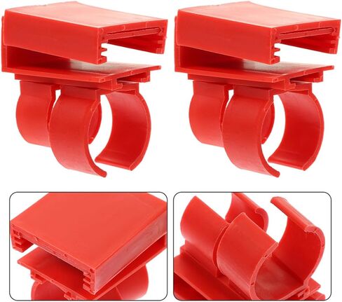 jojofuny 4 Pcs Fish Tank LED Light Suction Cup Clips Holder for Submersible Lights, Easy Installation with Sturdy Abs Material, for Aquarium Air Hose Tubes and Diving Lamp Accessories in Kuwait