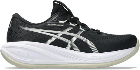 ASICS Women's Gel-Cumulus 28 Running Shoes, 11, Black/White in Saudi Arabia
