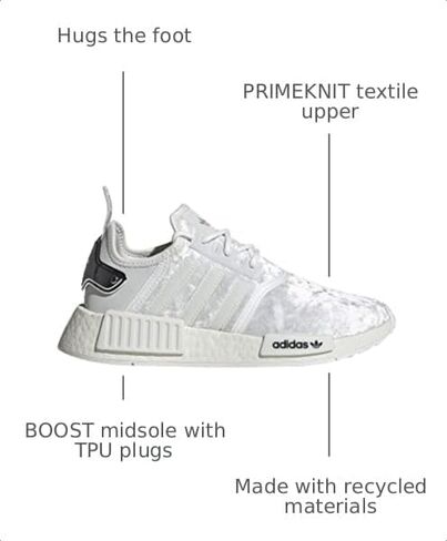 adidas NMD_R1 Shoes Women's, White, Size 6 in Kuwait