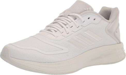 adidas Women's Duramo 10 Running Shoe, White/Zero Metallic/Grey, 9 in Kuwait