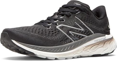 New Balance Women's Fresh Foam X 860 V13, Black/White/Castlerock, 9.5 in Kuwait