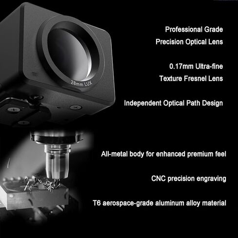 Camera Optical Waist Level Viewfinder, Framing Guides, Compatible with Various Cameras, for Precise Framing and A Shooting Experience, for 28mm (35/50 Frame) Cameras in Kuwait