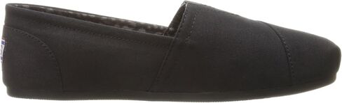 Skechers Women's BOBS Plush-Peace & Love Flats | Casual slip on, Memory Foam footbed, Machine Washable, Crafted with 100% vegan materials, Canvas upper in Kuwait