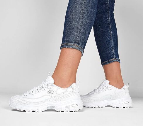 Skechers D'Lites - Fresh Start White 11 B (M) in Kuwait