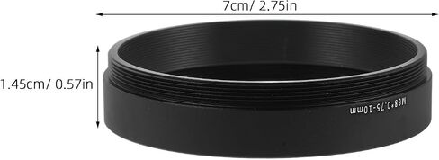ibasenice Mm Telescope Threaded Extension Tube M68x0.75 for Astrophotography and Outdoor Astronomy, Aluminum Alloy Material with Precision Imaging and Versatile Compatibility for Camera in Kuwait