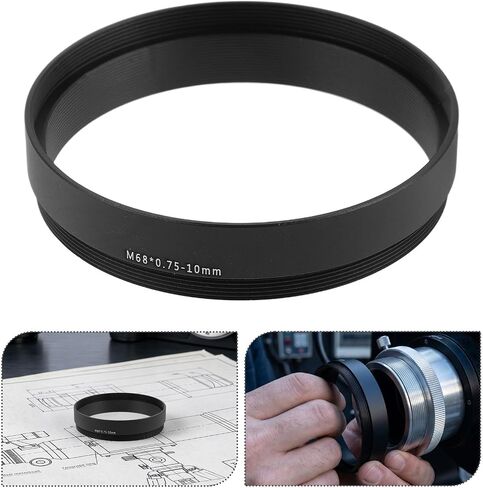 ibasenice Mm Telescope Threaded Extension Tube M68x0.75 for Astrophotography and Outdoor Astronomy, Aluminum Alloy Material with Precision Imaging and Versatile Compatibility for Camera in Kuwait