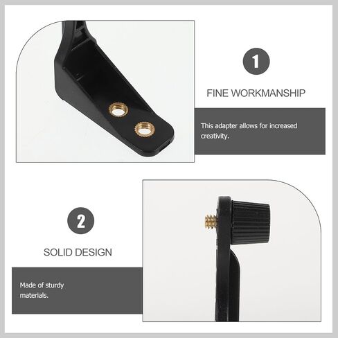 Binocular and Telescope Tripod Adapter Compatible with Tripods, Made of Sturdy Abs Material, Versatile Accessory Providing More Angle Options for Photography and Outdoor Use in Kuwait