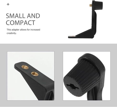 Binocular and Telescope Tripod Adapter Compatible with Tripods, Made of Sturdy Abs Material, Versatile Accessory Providing More Angle Options for Photography and Outdoor Use in Kuwait
