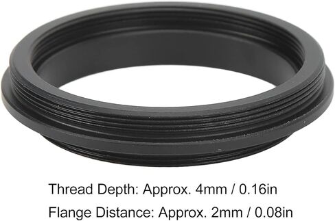 M42 Male to M48 Male Adapter Rings, M42x0.75mm to M48x0.75mm Telescope Adapter with Matting Treatment, for Seamless Connection in Kuwait