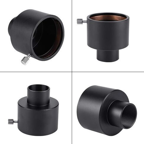 Aluminum Alloy Eyepiece Adapter 1.25" to 2" Conversion Tool and Long-Term Use Accessories Anti Slip Reinforced Design Adapter in Kuwait