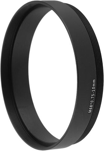 Telescope Photography Extension Tube Focus Adapter Spacer Ring M68x0.75 10mm Aluminum Alloy Portable for Telescopes and Cameras Suitable for Outdoor Astronomy and Astrophotography in Kuwait