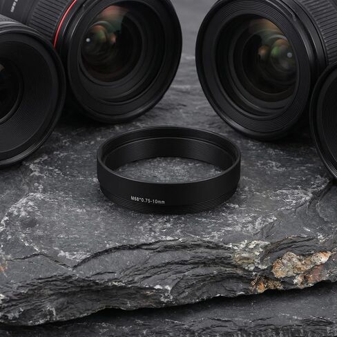 Telescope Photography Extension Tube Focus Adapter Spacer Ring M68x0.75 10mm Aluminum Alloy Portable for Telescopes and Cameras Suitable for Outdoor Astronomy and Astrophotography in Kuwait