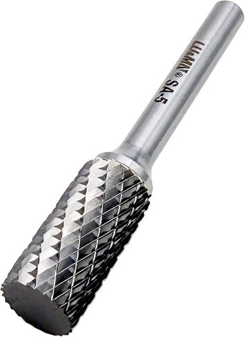 LU&MN Tungsten Carbide Rotary Burr Set, 3-Piece Cylindrical Double-Cut (SA-1, SA-3, SA-5) in Kuwait