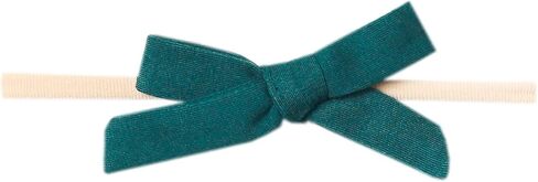 Copper Pearl Ribbon Baby Bow Headbands - Core Collection in Kuwait
