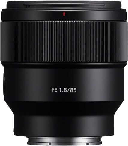 Sony FE 85mm f/1.8 Lens | Full-Frame Portrait Prime with Fast f/1.8 Aperture, Compact Design & Fast AF | Ideal for Portrait & Weddings (SEL85F18/2) + Filter Kit + Case + Cap Keeper in Kuwait