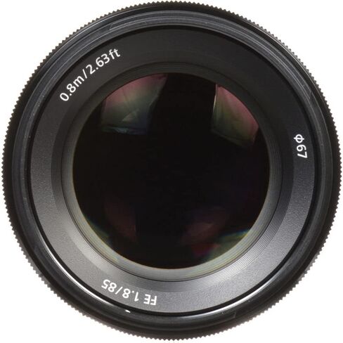Sony FE 85mm f/1.8 Lens | Full-Frame Portrait Prime with Fast f/1.8 Aperture, Compact Design & Fast AF | Ideal for Portrait & Weddings (SEL85F18/2) + Filter Kit + Case + Cap Keeper in Kuwait